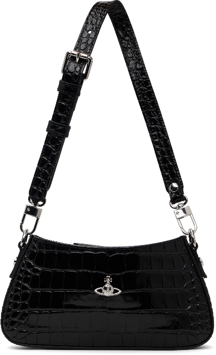 Black Tasha Shoulder Phone Bag
