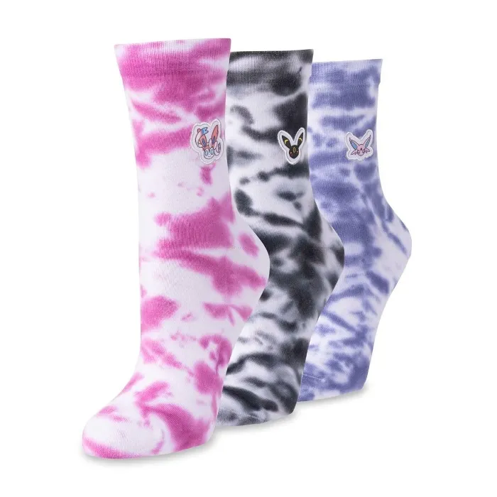 Espeon, Umbreon & Sylveon Ankle Socks (3 Pairs) (One Size-Adult)