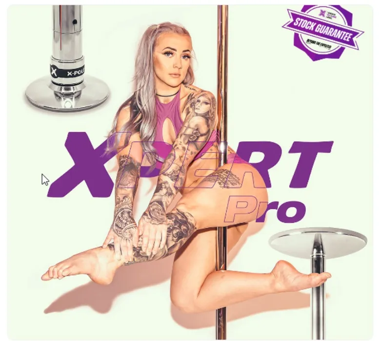 XPole Chrome spin pole