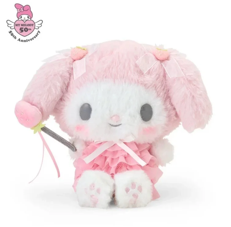 My Melody 50th Anniversary Shop limited Birthday Plush Toy Strawberry Fairy SANRIO