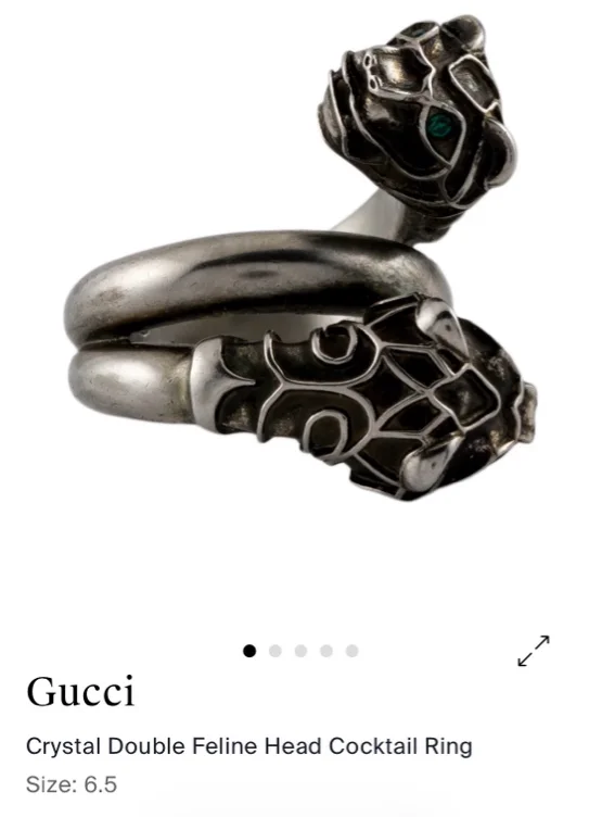 Gucci Cat ring 