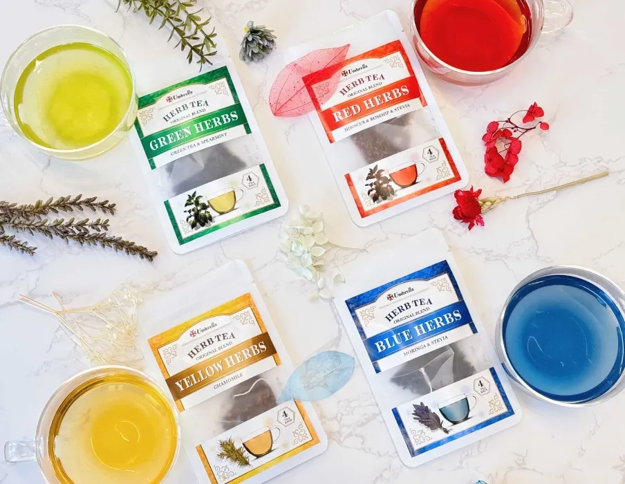 CAPCOM STORE Resident Evil Umbrella Herb Tea (4 types in total)