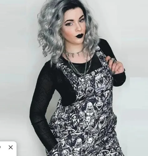 Screaming Demons Dungarees