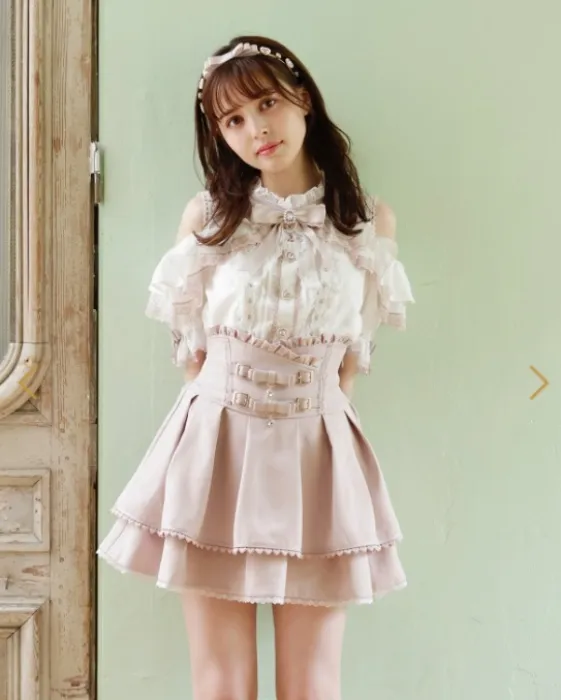 liz lisa skirt pink ♡