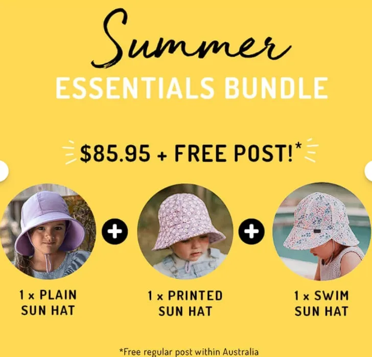 New hats for the kiddos (2x)