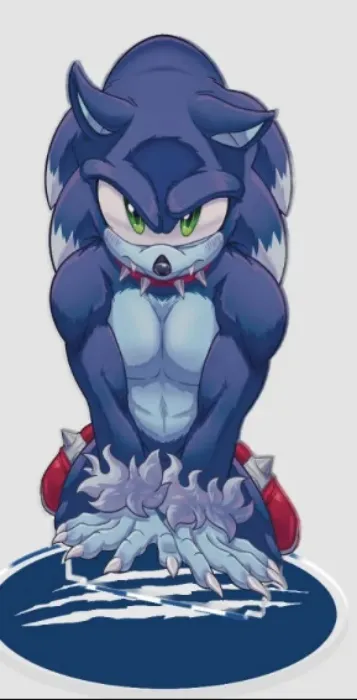 Werehog Sonic Wrap-Around Acrylic Standee by Corffee - ACGGOODS