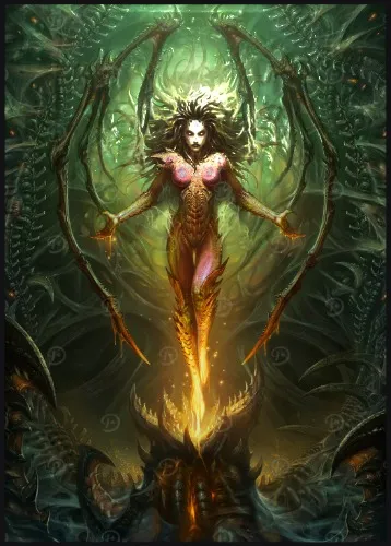 Large Textra Sarah Kerrigan Displate