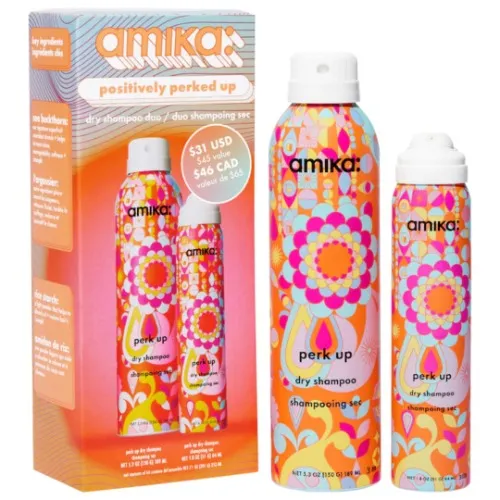 amika Positively Perked Up Dry Shampoo Set