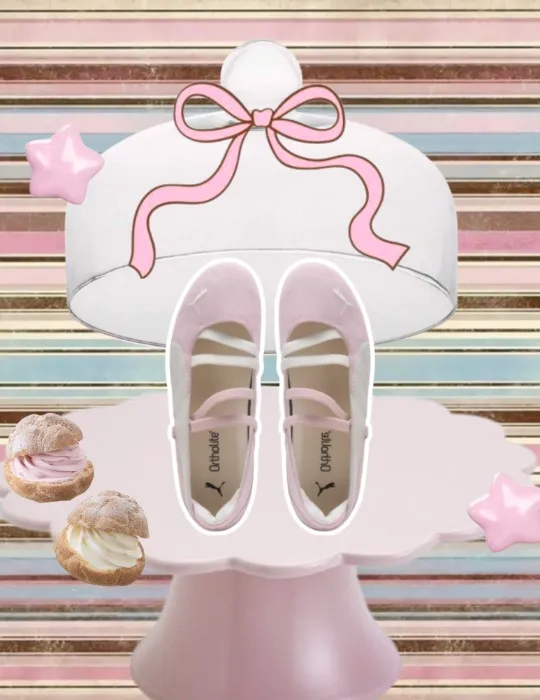 Pink Ballet Sneakers