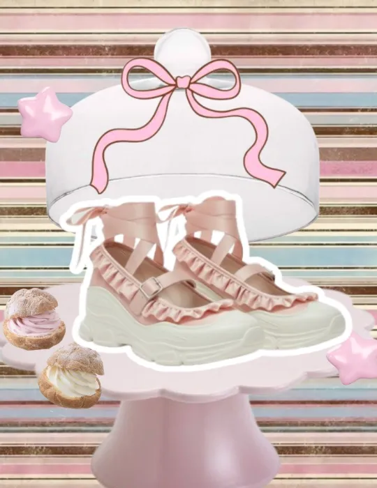 Pink Ballet Sneakers
