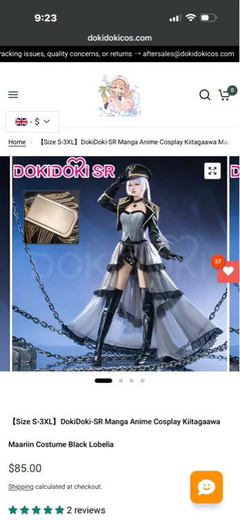 Black Lobelia Cosplay