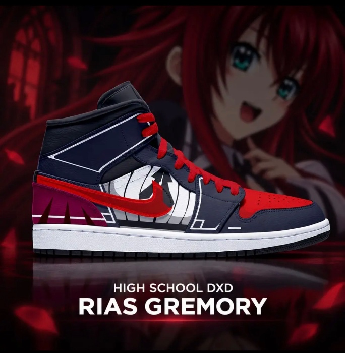Rias Gremory High School DxD High Top Shoes - Otakudori