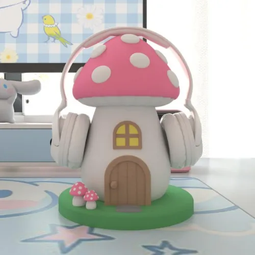Mushroom Headphone Stand 