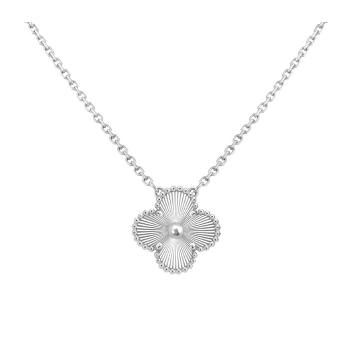 18k White Gold Alhambra Pendant