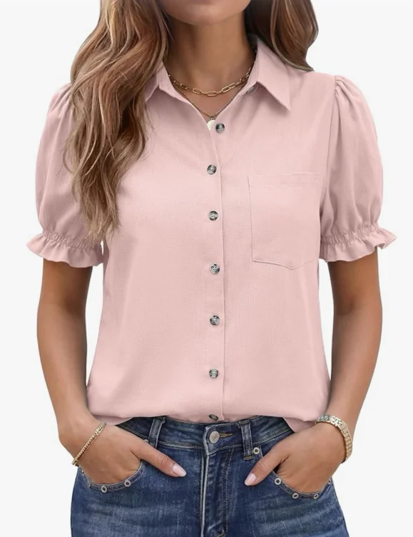 Ponee Vtuber Cosplay Puff sleeve top