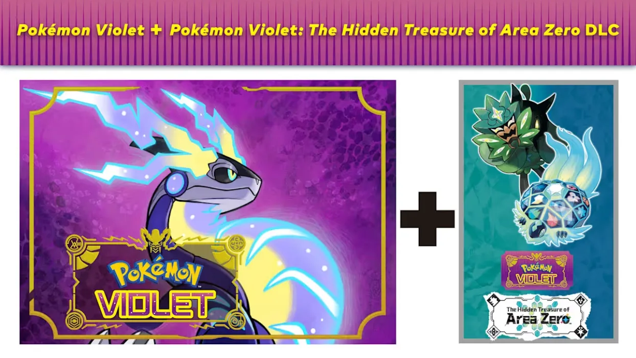 Pokemon Violet and DLC Bundle (Switch 1)