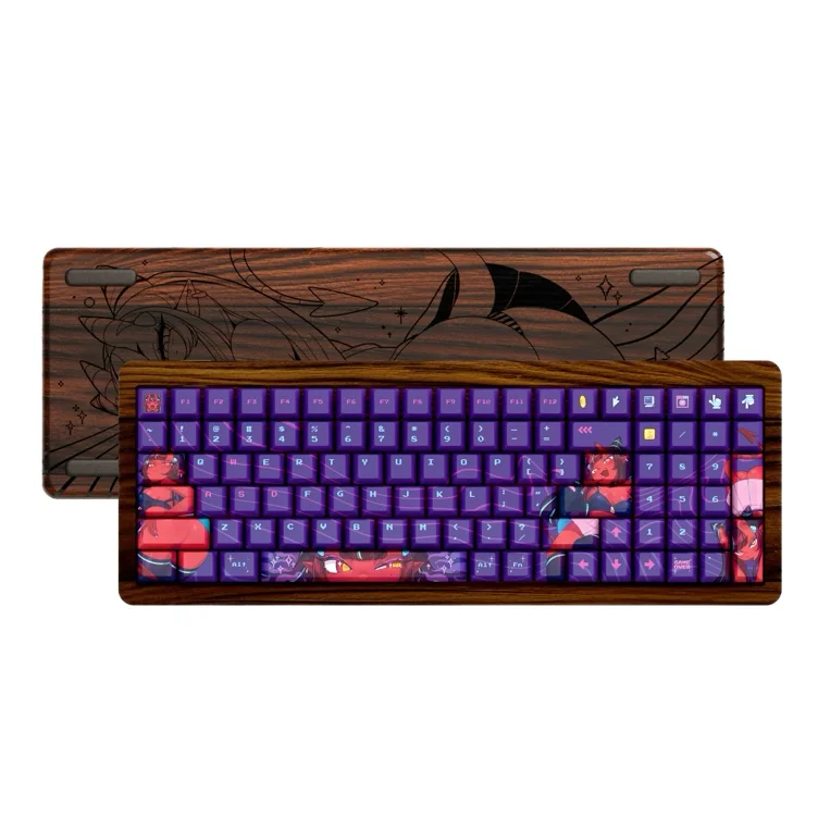 [Limited Edition 100 units] Meru's "ARCADE RUSH" 96% Wooden Keyboard