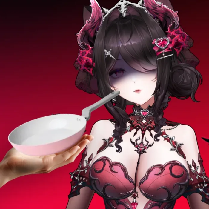 🕷️ᛝ┆Pink frying pan!!