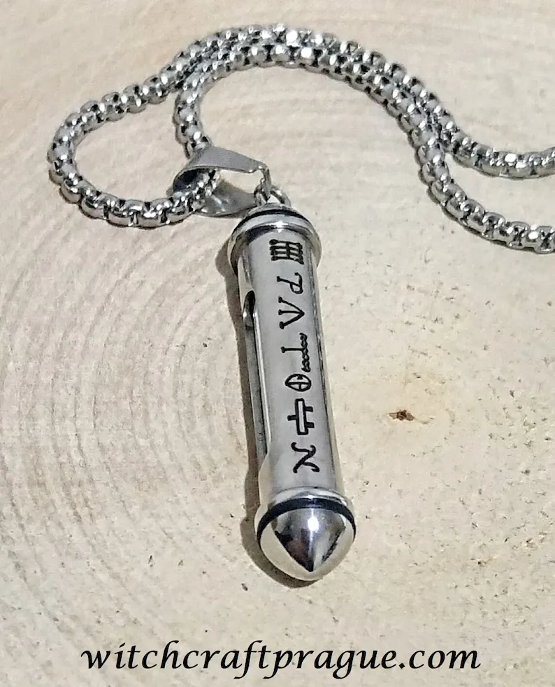Witchcraft Spell Bottle Necklace Amulet for Succes, Protection Magic - Etsy