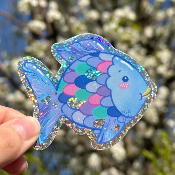 Rainbow Fish Sticker