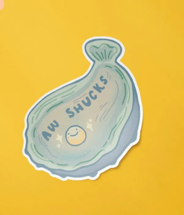 Aw Shucks Sticker