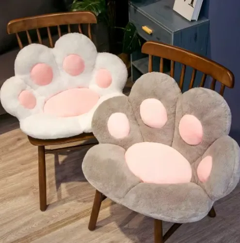 70*60cm Kawaii Pata de Gato cojín de silla sofá almohadilla para el trasero