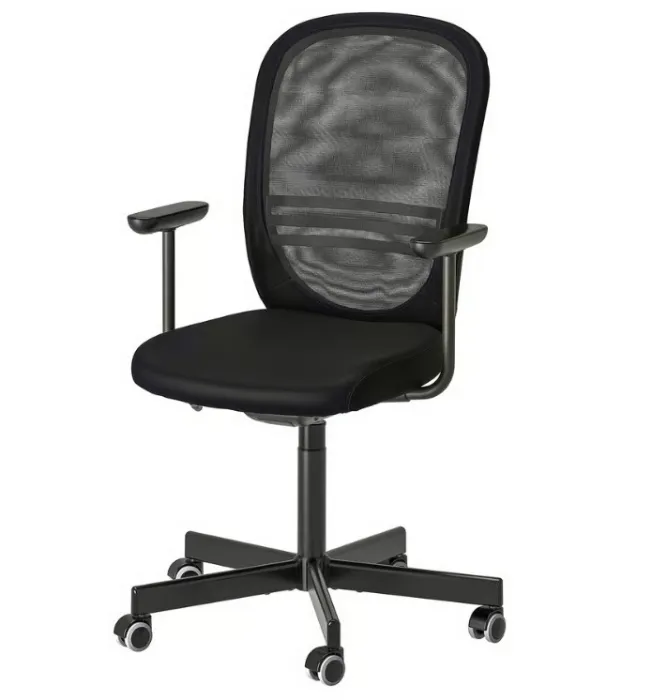 IKEA: FLINTAN Office chair with armrests - black