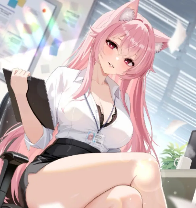 ASH ART: YCH《Miss Secretary》vtuber/oc