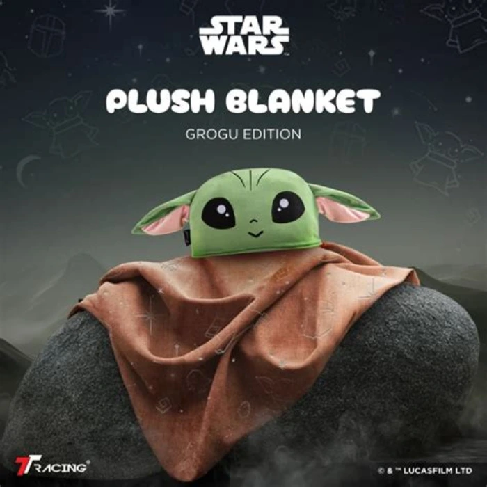 Plush Blanket Hoodie Star Wars Groggu Edition