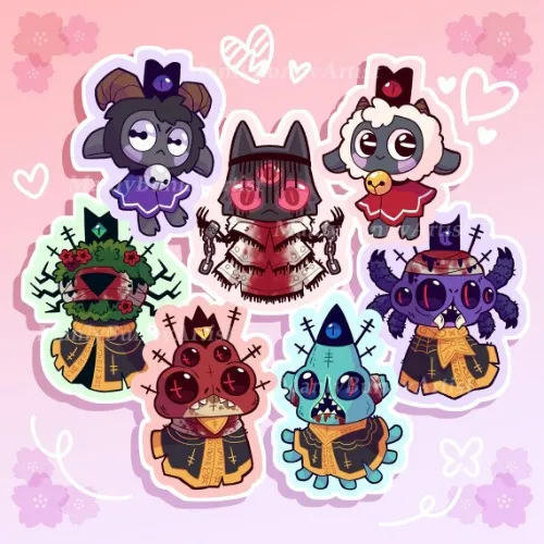 Cult of the Lamb Sticker Collection