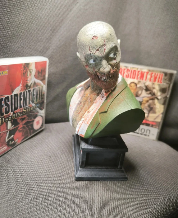  Bust of the first Resident Evil Zombie 