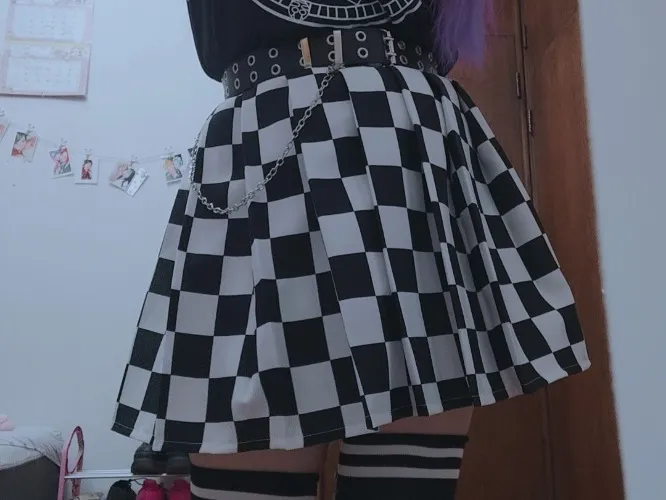 Falda tableada aesthetic
