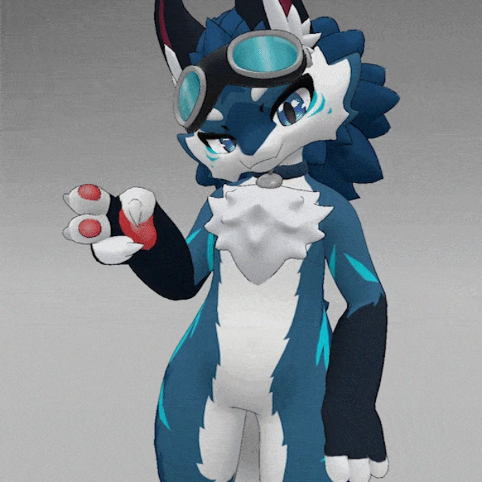 Chibi Mini Novabeast - Kemono VRChat Furry Model/Avatar