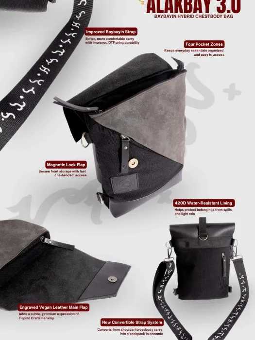 LEGAZY Alakbay 3.0 Baybayin Hybrid Chestbody Bag