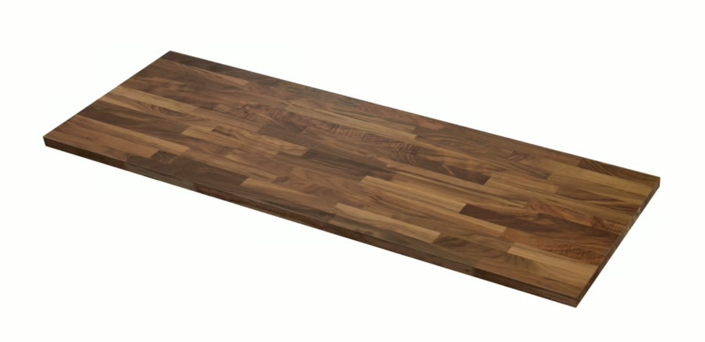 KARLBY Countertop - walnut/veneer 74x1 1/2 "