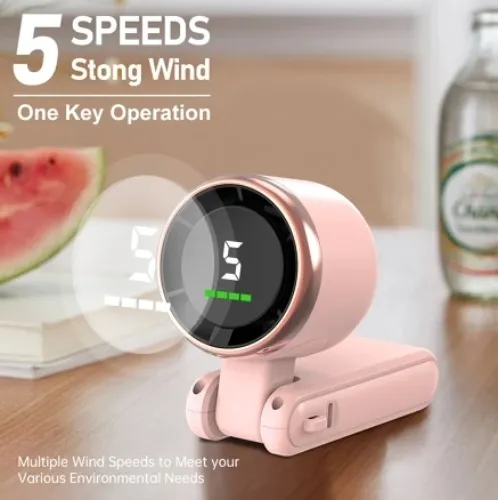 Pink Portable Fan