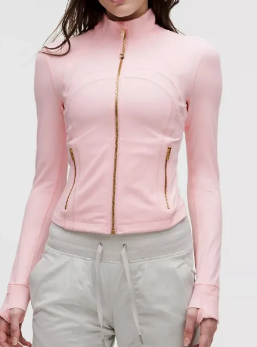 Define Cropped Jacket *Nulu - Light Ivory/Gold/Gold - 10