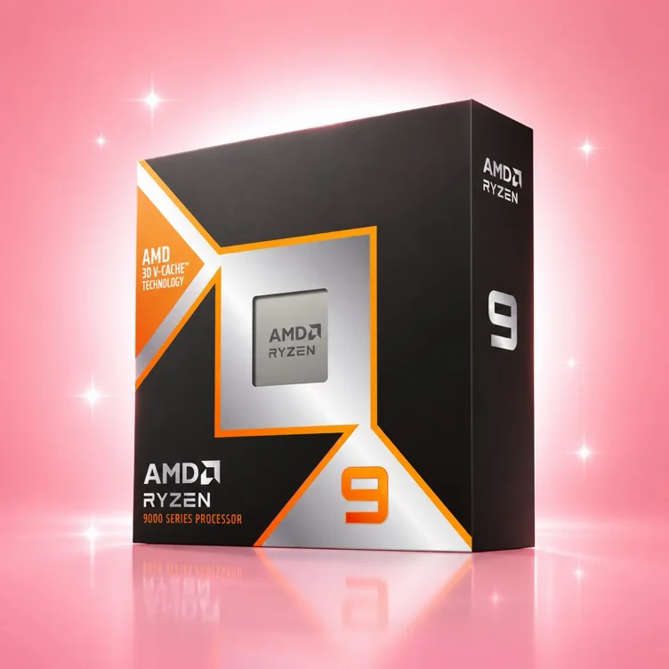 AMD Ryzen 9 9950X3D 16-Core Processor - 1.6" x 1.6"