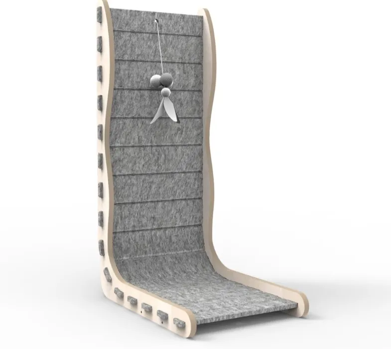 Happy & Polly Modern Felt L-Shape Cat Scratcher