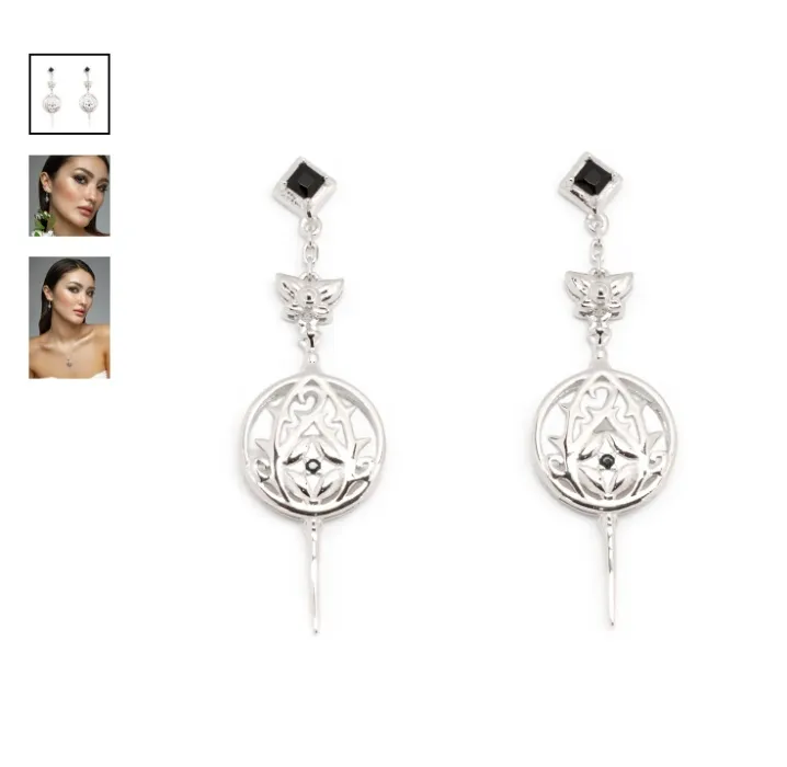 Grief Seed Earrings -  Puella Magi Madoka Magica  - Bisoulovely
