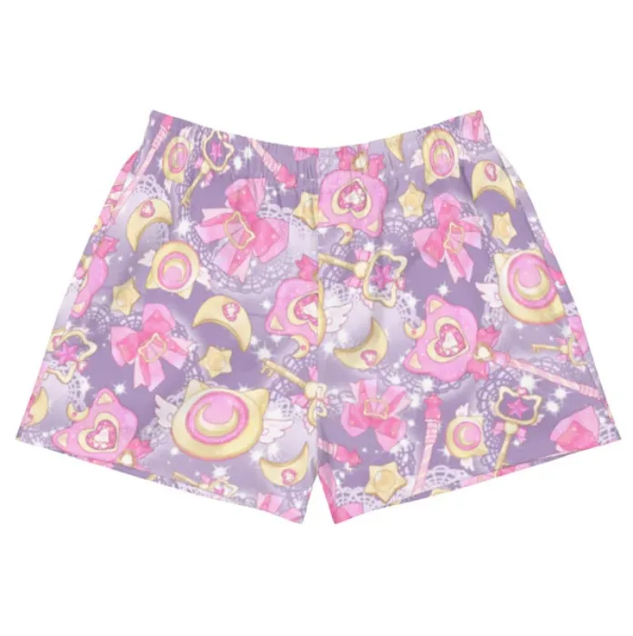 Magical Girl Athletic Short Shorts | Purple / S