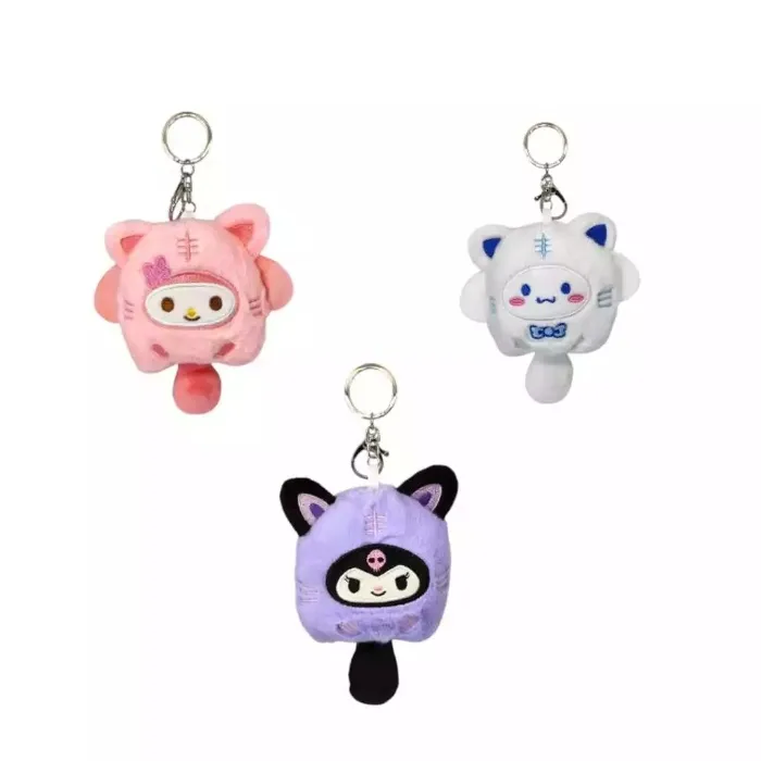 🏆 - 𝗙𝗶𝗴𝘂𝗿𝗲𝘀 - Chaveiro Fofo da Kuromi - Sanrio