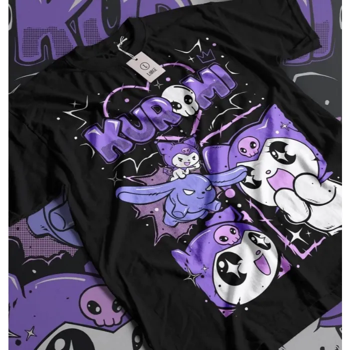 👘 - 𝗥𝗼𝘂𝗽𝗮 - Camisa Maneira da Kuromi