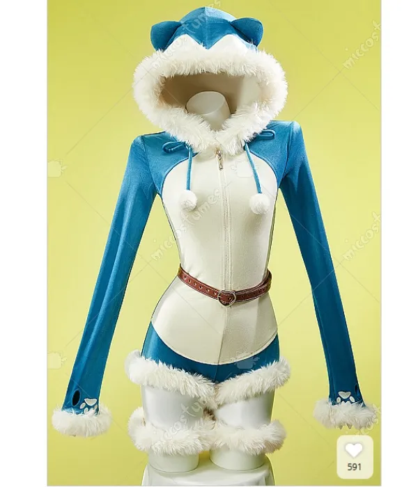 snorlax cosplay onsie
