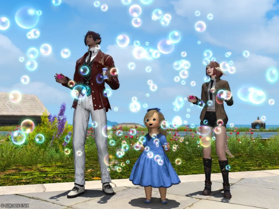 Emote: Blow Bubbles (FFXIV)