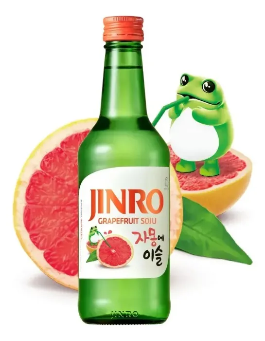 Jinro Soju Sabor Toronja 🍋‍🟩