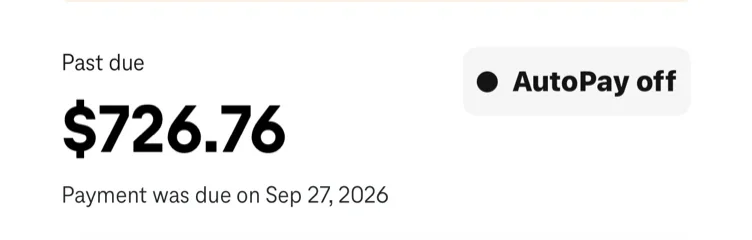 Phone bill debt