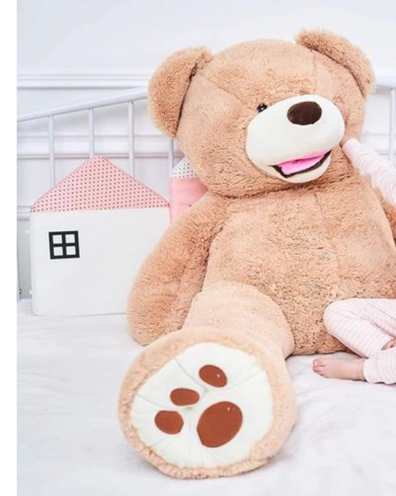 IKASA Giant Teddy Bear Plush Toy Stuffed Animals (Brown, 63 inches) - Brown - 63 inches