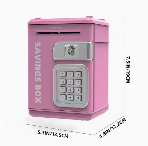 Savings Box Pink ATM Style 