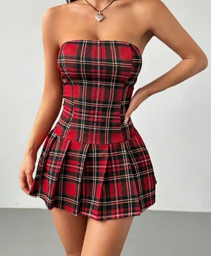 Cute Tartan Dress 